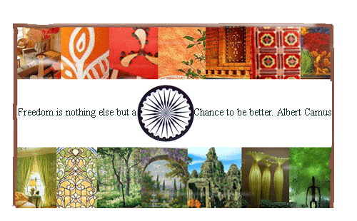 India Independence Day Collage Designflute